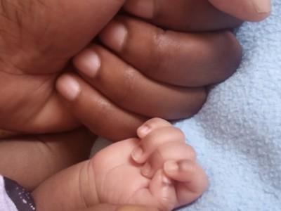 Health Baby from an underprivileged mother