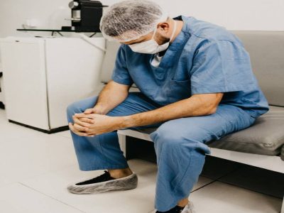 sad of being late - tired of suffering