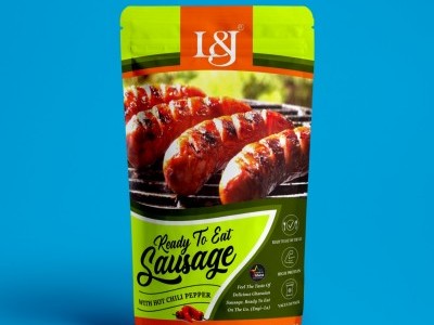 L & J Ready~to~eat beef and chicken Sausage
