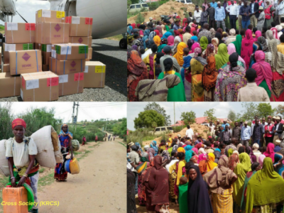 Building school for displacement people
