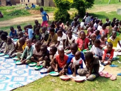 Food Distribution for the Orphans in Uganda