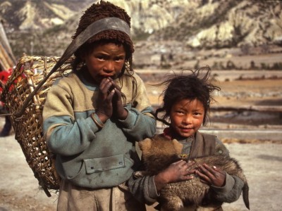 Helping for homeless children in nepal