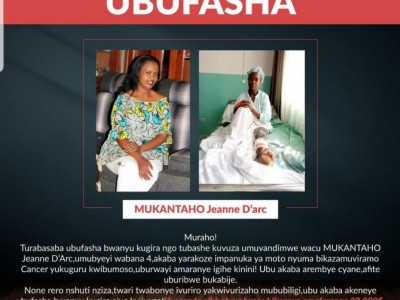 Help MUKANTAHO Jeanne D'Arc