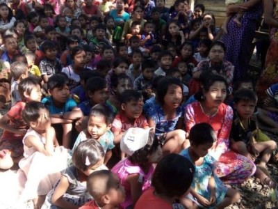 Raise for Myanmar War Refugees.