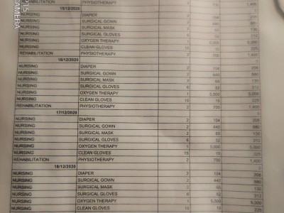 Hellen medical Bill