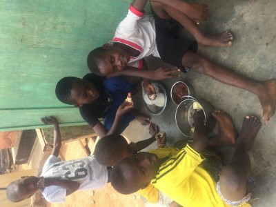 feeding the poor