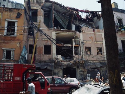 homeless because of the explosion