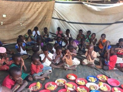 To buy masks and provide food