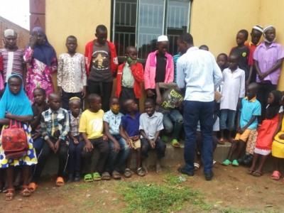 Raising funds for the needy and orphans.