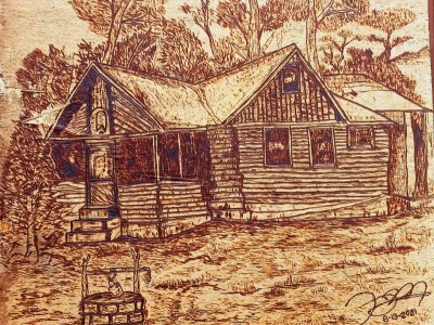 Art painting using Soldering Iron